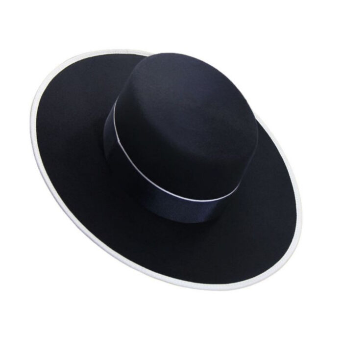 Sombrero cañero lana adulto 180 gramos marino