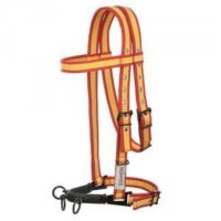 CABEZADA SERRETA VAQUERA HH NYLON CON AHOGADERO 3 PILARES FORRADA