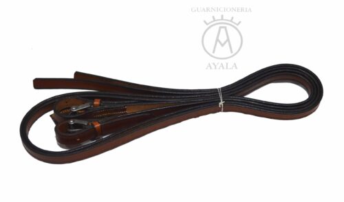 FALSA RIENDA VAQUERA MODELO PUEBLA HEBILLA INOX
