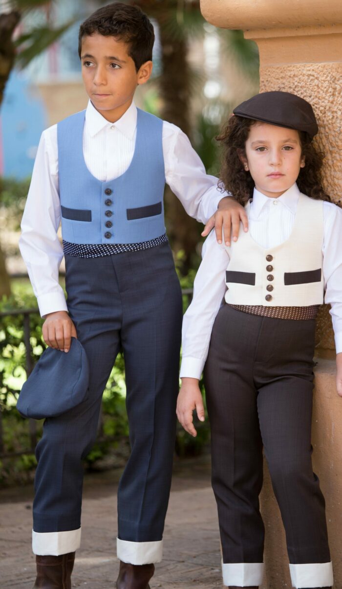 Pantalón niño marrón