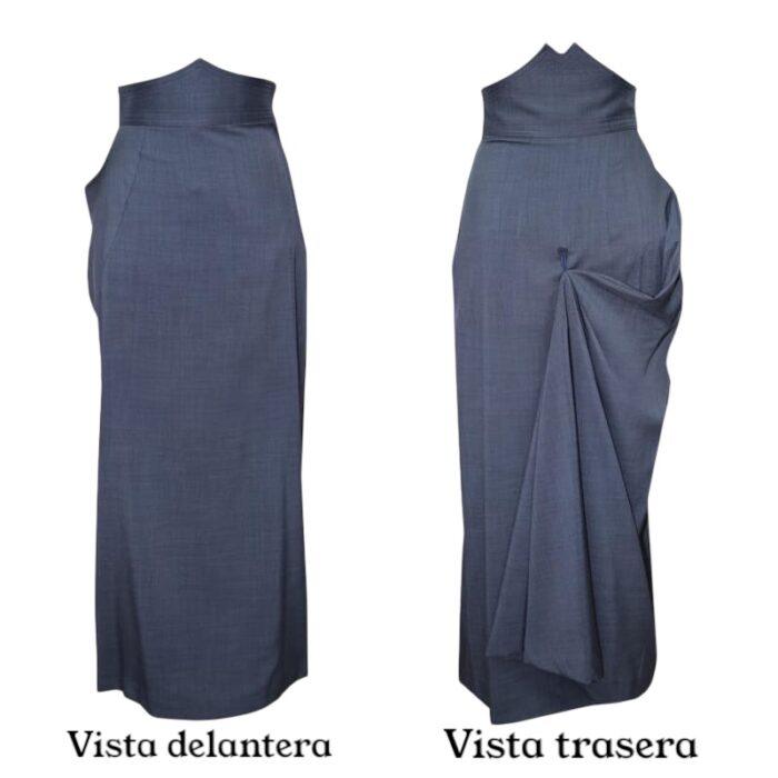 falda menorca gris - Imagen 2