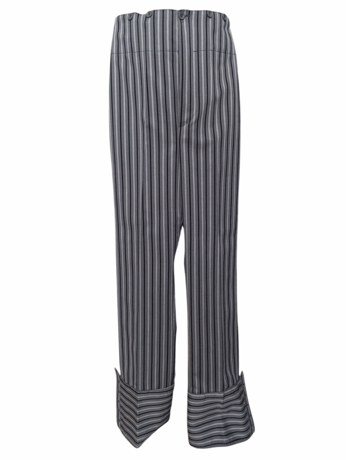 pantalon raya ancha
