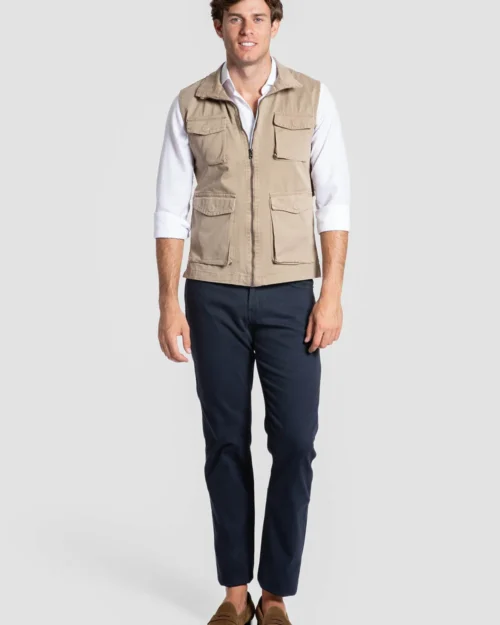 Chaleco Huelva camel