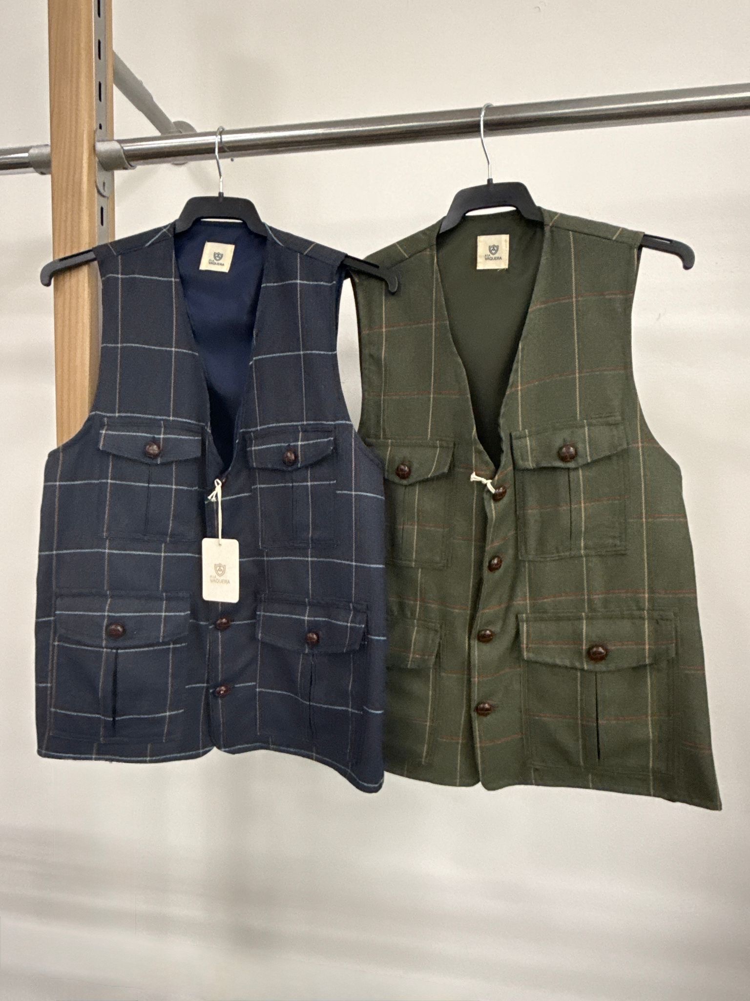 Chaleco Cuadros 3 Chaleco Cuadros - Imagen 3